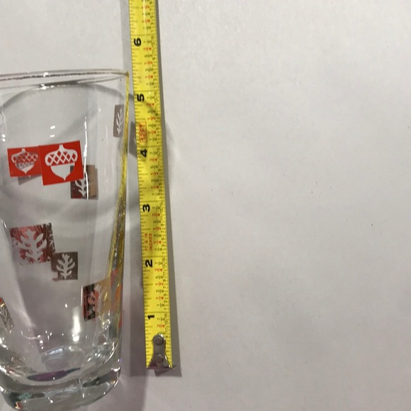 4 Retro Mid Century Modern Tumblers Glasses - Picture 8 of 9